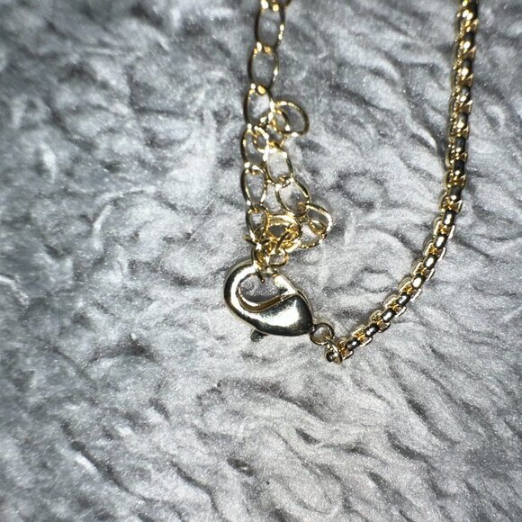 Goldtone Number 2 Pendant CZ - Picture 2 of 4